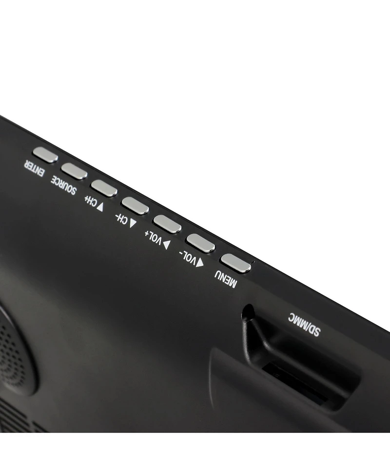 Trexonic Portable Rechargeable 14 Inch Led Tv with Hdmi, Sd/Mmc, Usb, Vga, Av In/Out and Built-in Digital Tuner