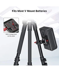 SmallRig Mini V-Mount Battery Plate with Crab-Shaped Clamp