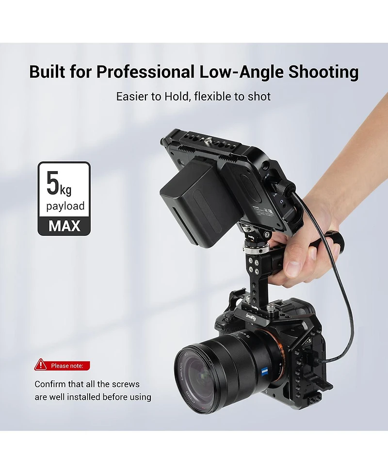 SmallRig 1638C Top Handle with 2x 1/4" -20 Screws