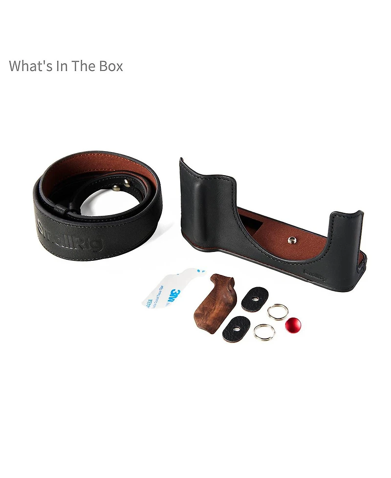 SmallRig Leather Half Camera Case for Fujifilm GFX100RF, Black