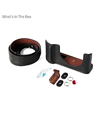 SmallRig Leather Half Camera Case for Fujifilm GFX100RF, Black