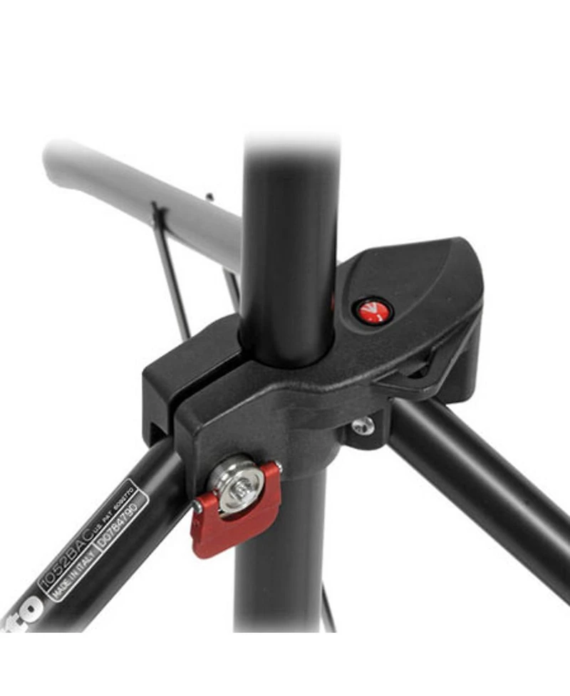 Manfrotto 1005BAC 107" Air Cushioned Aluminum Ranker Light Stand with 3-Sections & 2 Risers, Black