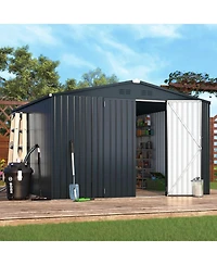 Aecojoy 10'x10' Outdoor Storage Shed