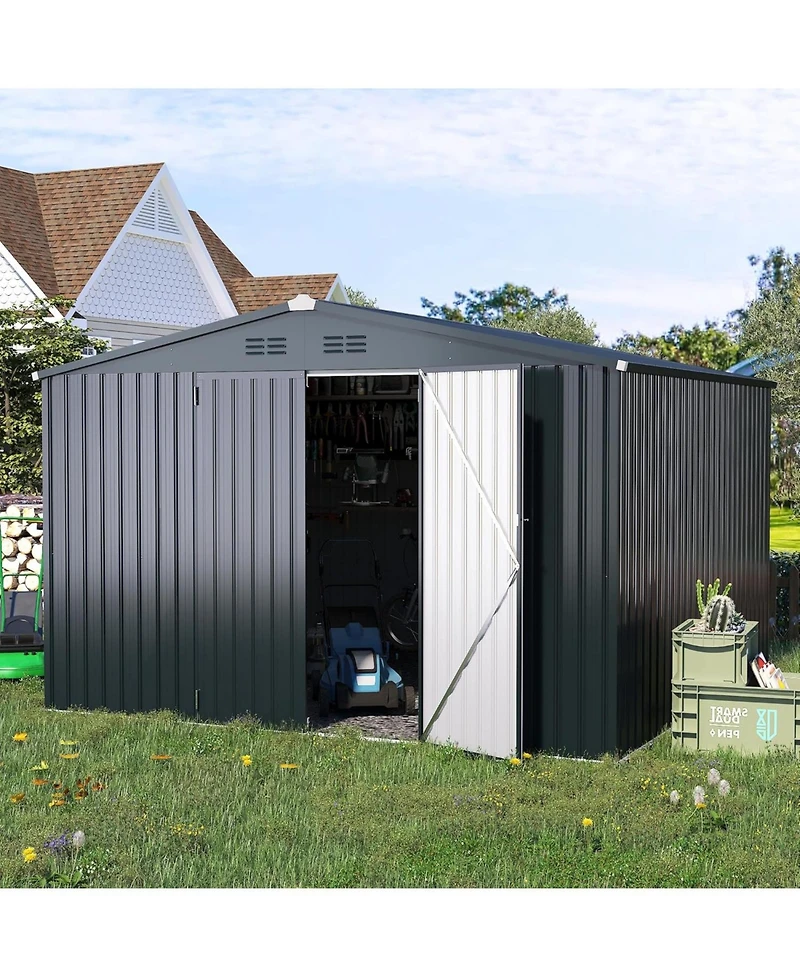 Aecojoy 10'x10' Outdoor Storage Shed