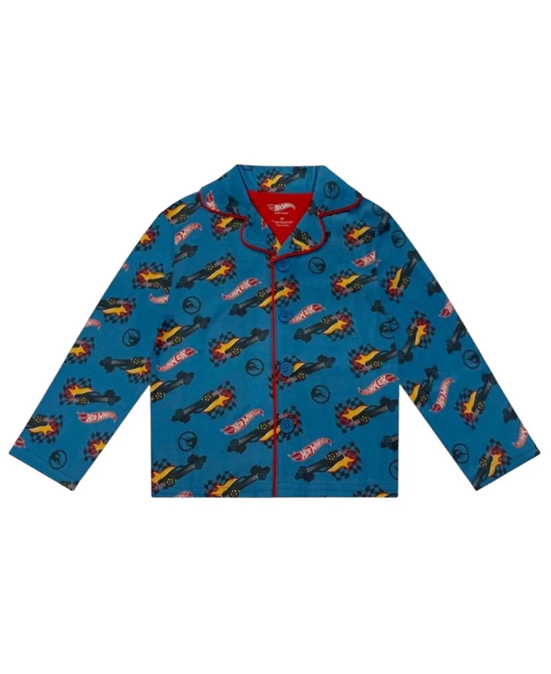 Hot Wheels Toddler Boys 2-Piece Car Print Pajama Set