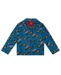 Hot Wheels Toddler Boys 2-Piece Car Print Pajama Set