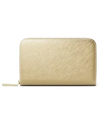 Michael Kors Women's Jet Set Small Zip Around Card Case