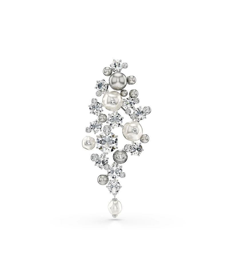 Swarovski Constella Rhodium Plated Brooch