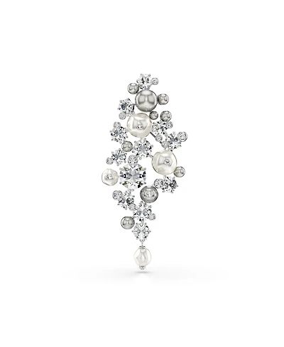 Swarovski Constella Rhodium Plated Brooch