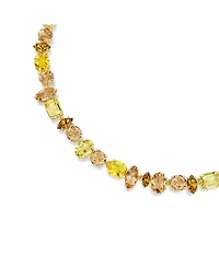 Swarovski Gema Gold-Tone Plated Tennis Necklace
