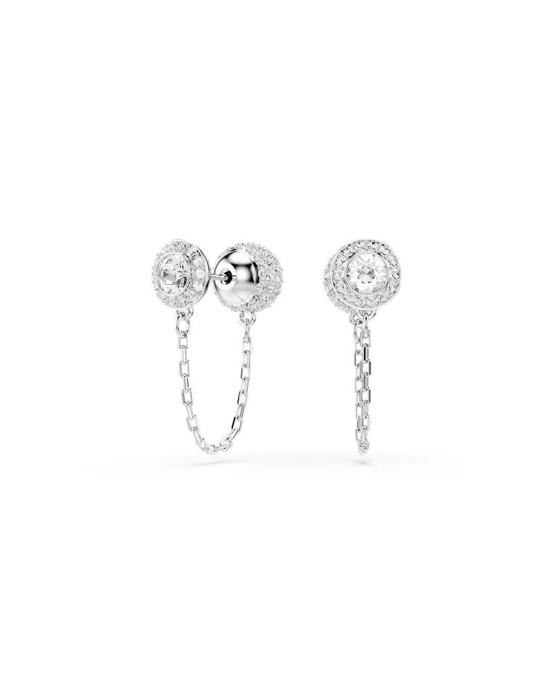 Swarovski Una Angelic Rhodium Plated Drop Earrings