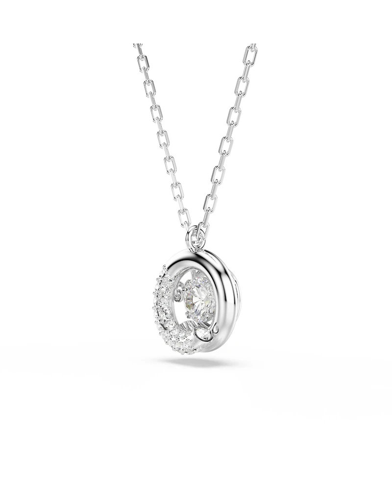 Swarovski Dextera Rhodium Plated Pendant Necklace