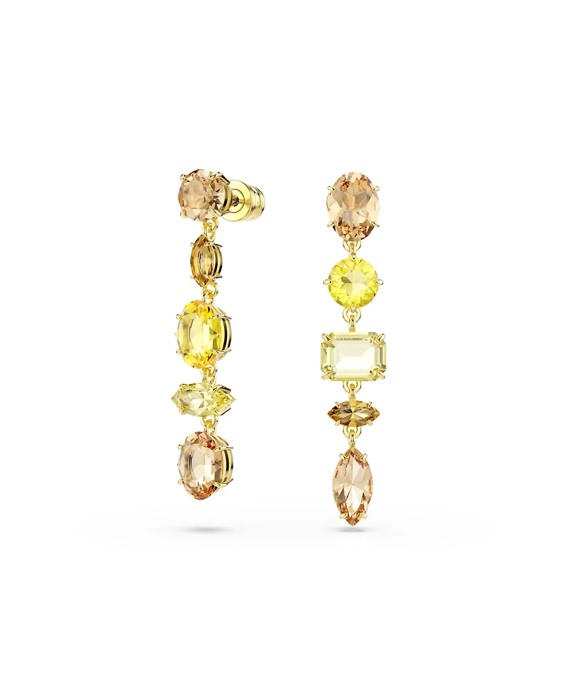 Swarovski Gema Gold-Tone Plated Drop Earrings