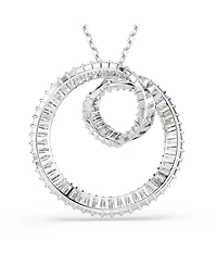 Swarovski Matrix Rhodium Plated Pendant Necklace