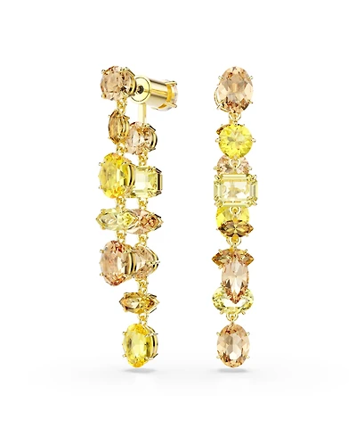 Swarovski Gema Gold-Tone Plated Drop Earrings