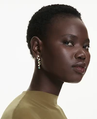 Swarovski Constella Gold-Tone Plated Drop Earrings