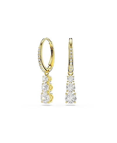 Swarovski Stilla Attract Gold-Tone Plated Hoop Earrings