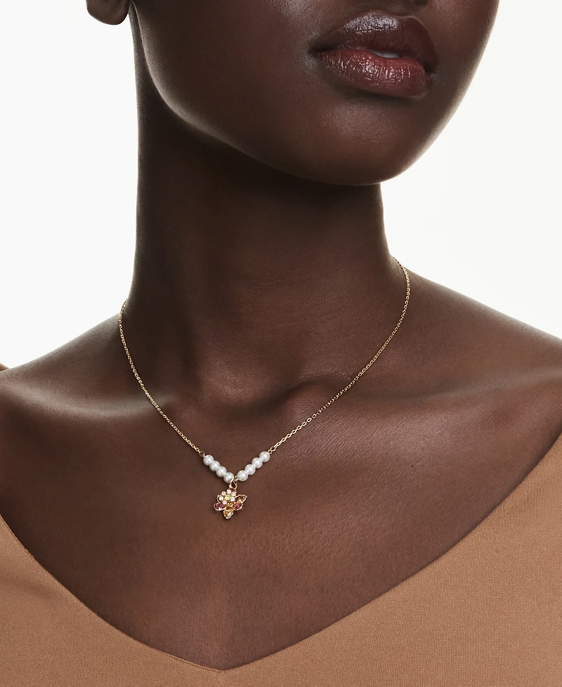 Swarovski Idyllia Gold-Tone Plated Pendant Necklace