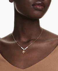 Swarovski Idyllia Gold-Tone Plated Pendant Necklace