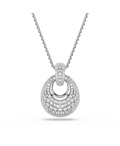 Swarovski Sublima Rhodium Plated Pendant Necklace