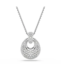 Swarovski Sublima Rhodium Plated Pendant Necklace