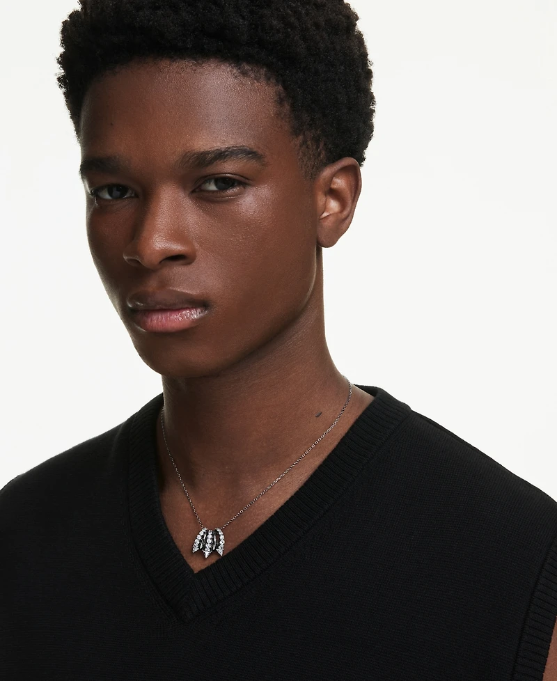 Swarovski Sublima Ruthenium Plated Pendant Necklace