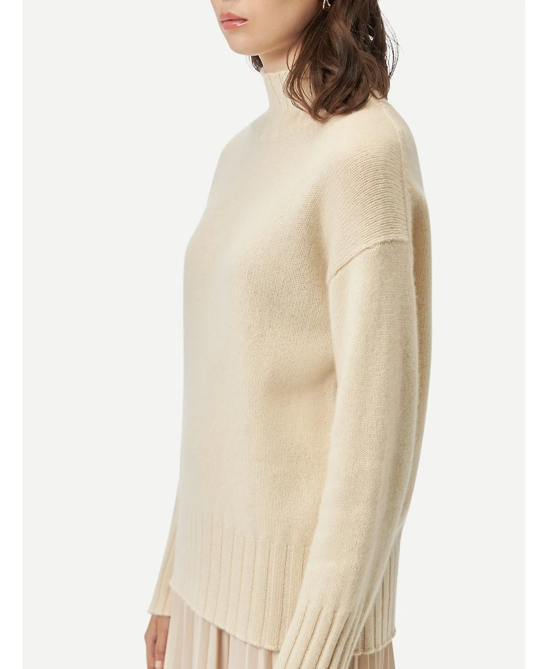 Gobi Cashmere Women's Relaxed-Fit Cashmere Turtleneck