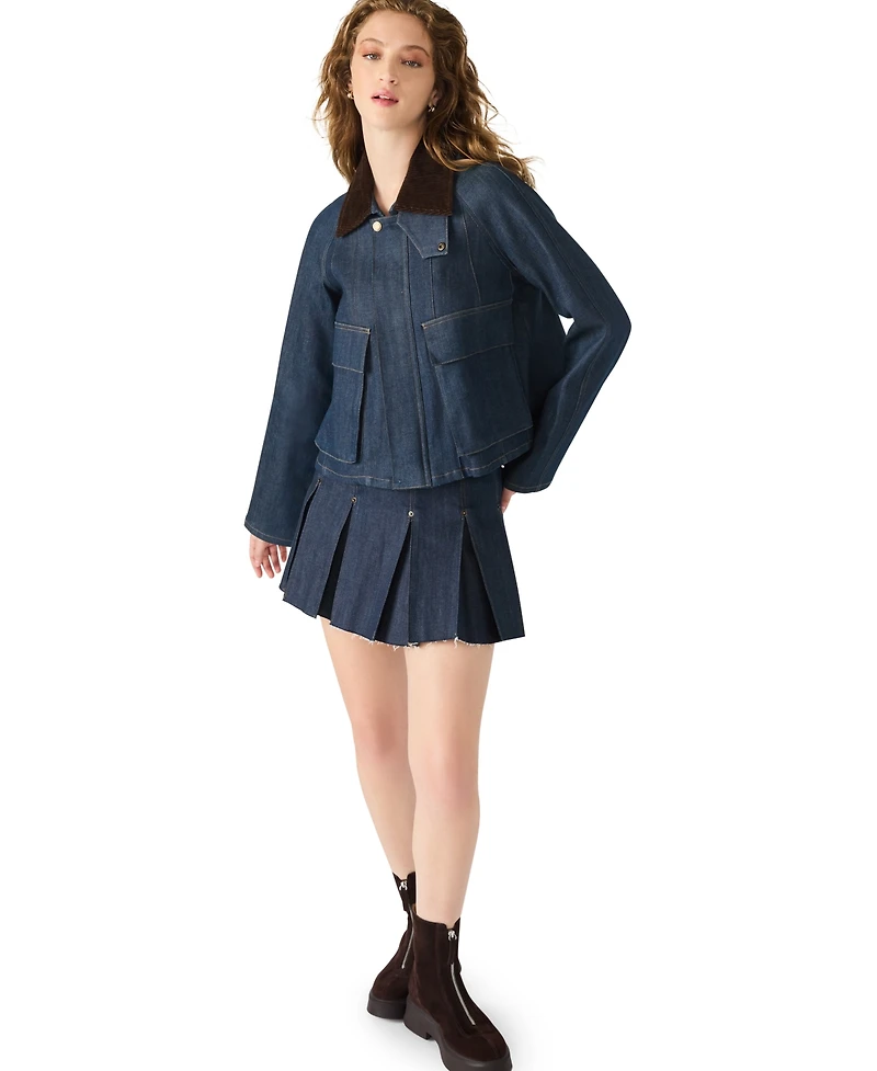Steve Madden Women's Justina Collared Jacket