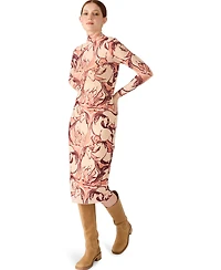 Steve Madden Women's Vivienne Printed Midi Dress