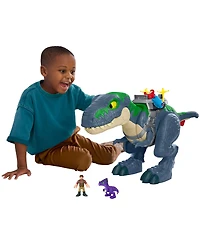 Imaginext Fisher-Price Jurassic World Rebirth Ultimate Action Chomp T. Rex Dino Toy and Action Figures