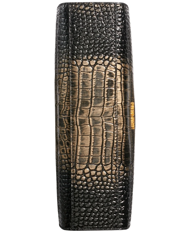 Donna Karan New York Women's Commack Metallic Croco Clutch