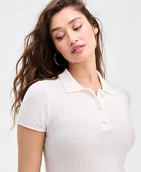 Guess Women's Mona Chenille Polo Sweater