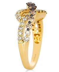 Le Vian Chocolate Ombre Diamond Ring (1.24 ct. t.w.) in 14K Honey Gold
