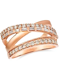 Le Vian Vanilla Diamond (0.19 ct. t.w.) and Nude Diamond (0.64 ct. t.w.) Ring in 14K Strawberry Gold
