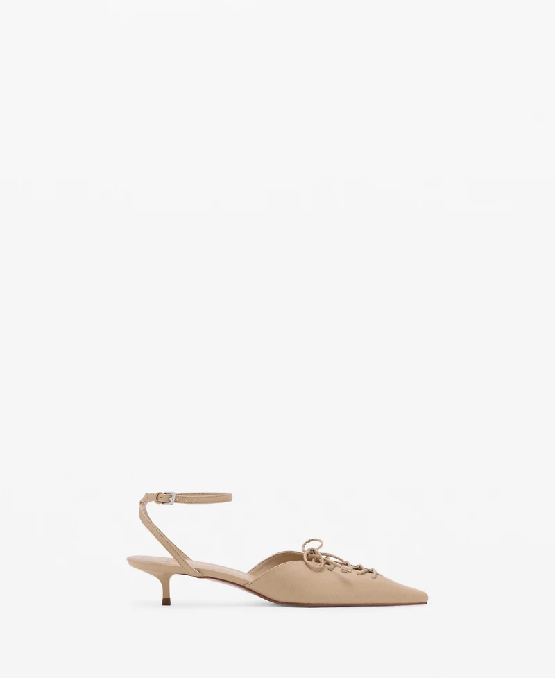 Mango Women's Lace-Up High Heel Shoes