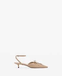 Mango Women's Lace-Up High Heel Shoes