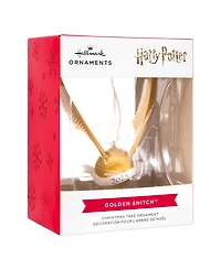 Hallmark Harry Potter Golden Snitch 2025 Christmas Tree Ornament