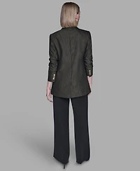 Karl Lagerfeld Paris Women's Long Sleeves Blazer
