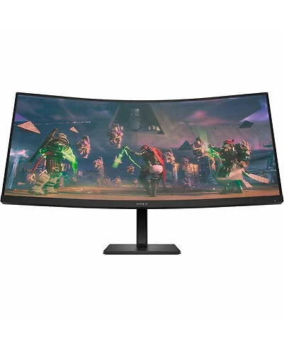 Hp Omen 34c 34" 21:9 Uwqhd 165Hz Curved Va Lcd Hdr Gaming Monitor, Black