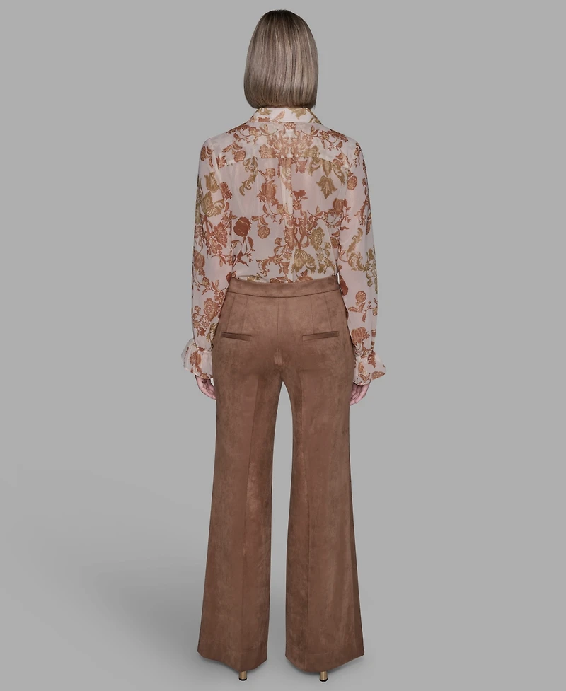 Karl Lagerfeld Paris Women's Straight-Fit Pants