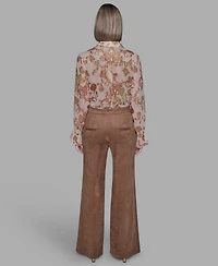 Karl Lagerfeld Paris Women's Straight-Fit Pants