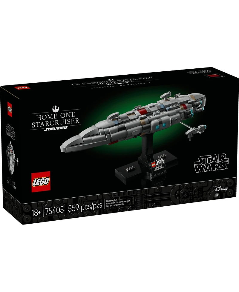 Lego Star Wars Home One Starcruiser Buildable Starship Model Kit