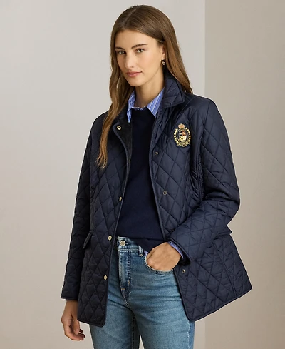 Lauren Ralph Women's Quilted Crest Jacket