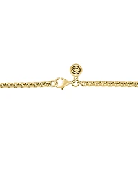 Effy Collection White Zircon Pendant Necklace (3/4 ct. t.w.) in 14k Gold Plated Silver