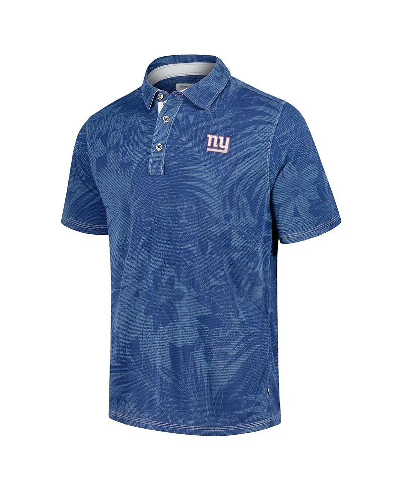 Tommy Bahama Men's Royal New York Giants Sport Santiago Paradise Polo Shirt
