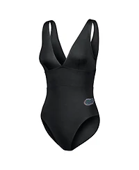 Tommy Bahama Women's Black Florida Gators Palm Modern V-Neck One-Piece Swimsuit