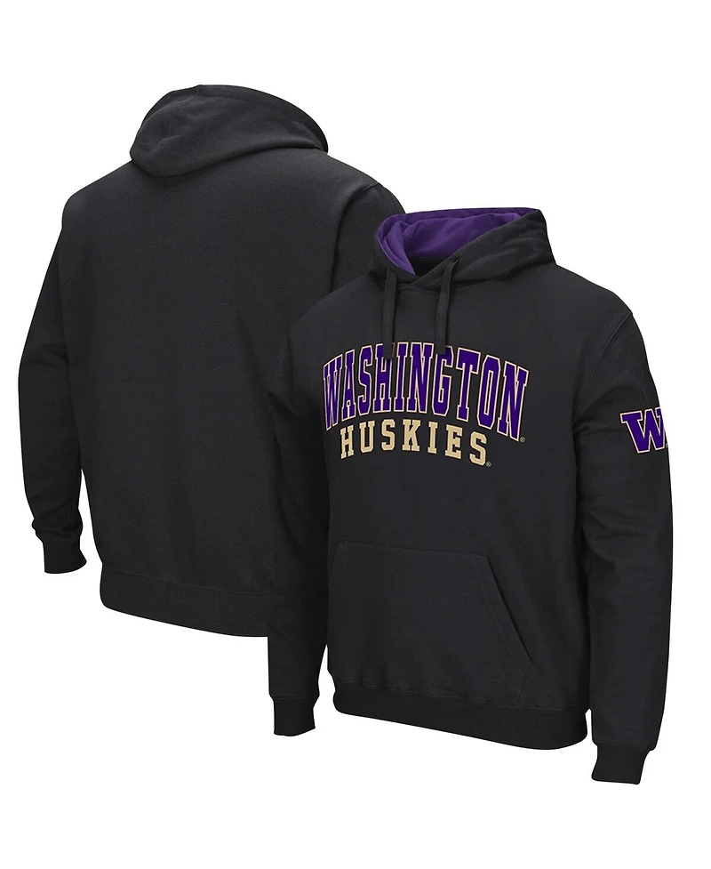 Men's Colosseum Washington Huskies Double Arch Pullover Hoodie