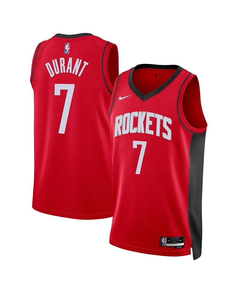 Nike Men's and Women's Kevin Durant Red Houston Rockets Swingman Player Jersey - Icon Edition