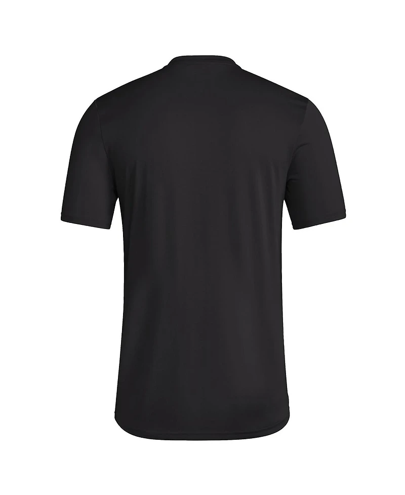 Adidas Men's Black Mississippi State Bulldogs Strategy Pre-Game T-Shirt