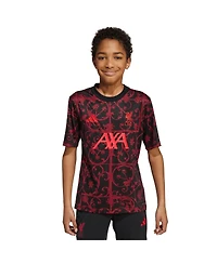 Adidas Big Boys and Girls Black Liverpool 2025/26 Pre-Match Jersey